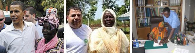 Photos of the Obamas in Kenya