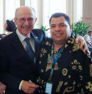 Remigio Maradona with Dr. Wilfred Limke