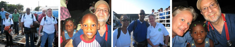 Photos of IIMSAM Special Medical Team with children in Haiti