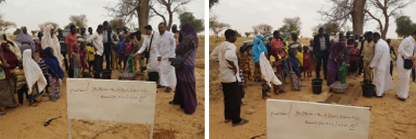 Dr. Khalil establishing an IIMSAM water well in Niger