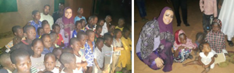 GWA Dr. Khalil visiting an orphanage/charity in Niamey