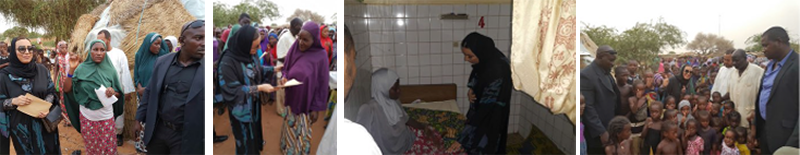 GWA Dr. Khalil visiting an orphanage/charity in Niamey